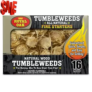Royal Oak Tumbleweed Firestarter, All Natural Charcoal Starter, 16 Stück - Bild 1 von 4