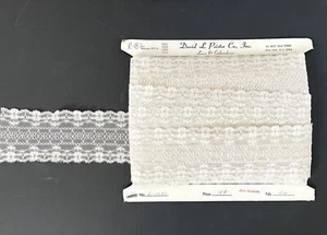Beautiful 3” vintage white lace. 21 yards. Liberty Fabrics Inc. L-1057 - Picture 1 of 5
