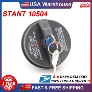 New Locking Fuel Tank Filler Gas Cap with Keys Covers 10504 for Chevrolet GMC - Picture 1 of 12