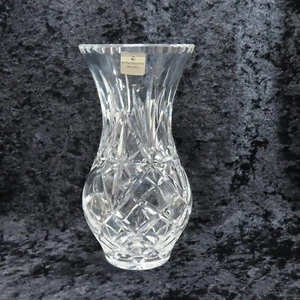 Royal Doulton England Newbury Fine Lead Crystal Urn Vase 20cm - Picture 1 of 10