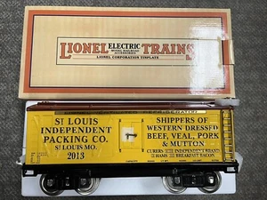 + Lionel MTH Standard Tinplate TCA 2014 St Louis Packing 214R Refrigerator Car - Picture 1 of 9