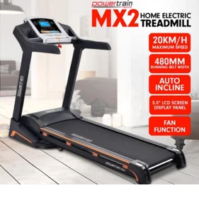 Powertrain MX2 Foldable Treadmill Cardio Running Exercise Fitness Home Gym - Picture 1 of 9