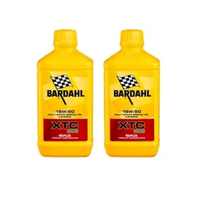 2 Litri Olio Motore Moto 4T Bardahl Bardhal XTC 15w50 100% Sintetico jaso ma2 - Imagen 1 de 8