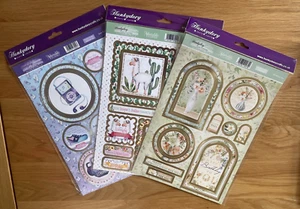 Hunkydory  Topper Favourites Card Making x 3 Different Topper Sheets - Picture 1 of 4