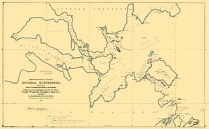 Mapa histórico del estado - Isla Kodiak Alaska - Murashev 1849 - 23 x 37,35 - Imagen 1 de 20