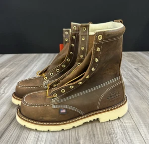 Thorogood 804-4378 8” American Heritage Moc Toe Work Boots Men’s 9 2E - NIB - Picture 1 of 12