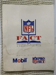 1992 Pro Set FACT MOBIL Football COMPELTE Set #1-6 In Promo Folder Elway Moon - Picture 1 of 8