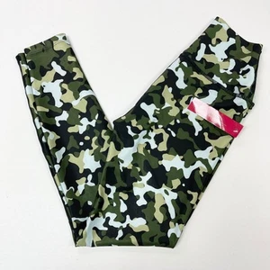 Carbon38 Camouflage 7/8 Leggings Womens XXSmall Activewear Gym Yoga Athlesiure - Picture 1 of 8