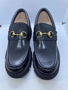 Authentic Gucci Magnum Nappa Samoa Chunky Lug Sole Loafers 40 - Picture 1 of 6