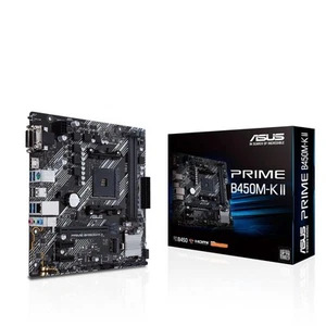 ASUS Prime B450M-K II Mainboard Sockel AM4 mATX AMD Ryzen DDR4-Speicher B-Ware - Bild 1 von 5