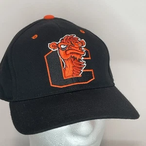Gorra/gorra ajustada Campbell University Zephyr 7 3/8 “HUMPERS”. Negro Naranja - Imagen 1 de 7