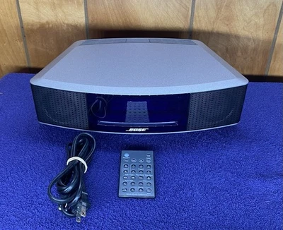 Bose Wave Music System IV CD Player AM/FM Radio 417788-WMS Titanium Silver/Parts - Image 1 of 4
