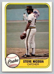 1981 Fleer #371 Steve Nicosia Pittsburgh Pirates - Picture 1 of 2