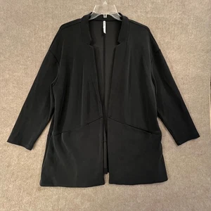 SOMA Black Open Front Blazer Jacket Career Business Casual XXL Plus Size - Picture 1 of 10