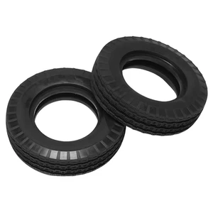 Tamiya Front Tyre 2 pcs For Buggy Champ Fast Attack Vehicle Black 19805108 - Picture 1 of 1