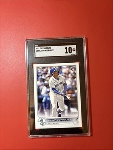 2022 Topps Update US44 Julio Rodriguez Rookie SGC 10 GEM MINT RC - Picture 1 of 2