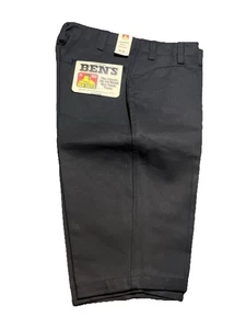 Ben Davis Plenty Tough Original Classic Shorts 50/50 Blend Gr. 38 Schwarz Neu mit Etikett! - Bild 1 von 7