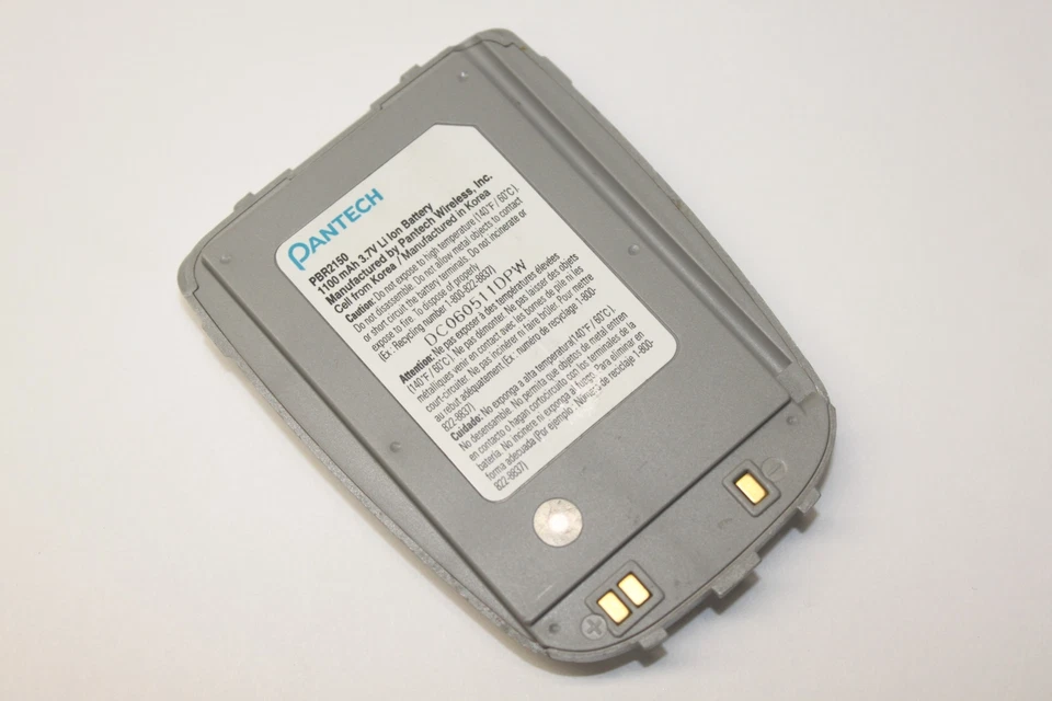 Batería de iones de litio de repuesto genuina Pantech PBR2150 3,7 V 1100 mAh para auricular GPS Foto 1 de 1