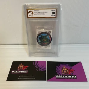 20/40 IMPERFECT CELL CGA 10 Series 1 DBZ Dragon Ball Z SEALED tazo dizk - Imagen 1 de 2