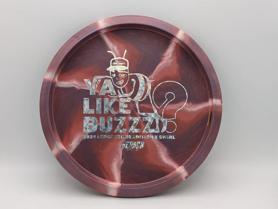 DISCRAFT LEDGESTONE X SWIRL BUZZZ | CHOOSE COLOR & WEIGHT | Disc Golf Disc - Image 1 of 1