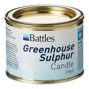 Battles Sulphur Sulfur Candle 225g Kill Pests + Powdery Mildew - 1, 2 or 4 Pack! - Picture 1 of 2