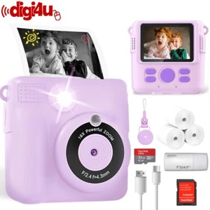 Cámara para niños grabadora de video 1080P LCD mini juguete cámara digital para niños impresión instantánea - Imagen 1 de 15