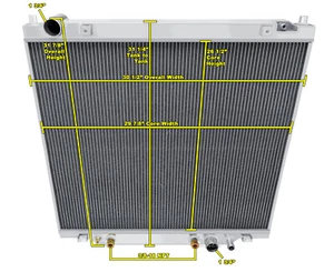2 Row Kool Champion CR-Series Radiator for 1999 - 2004 Ford F-350 Super Duty - Picture 1 of 7