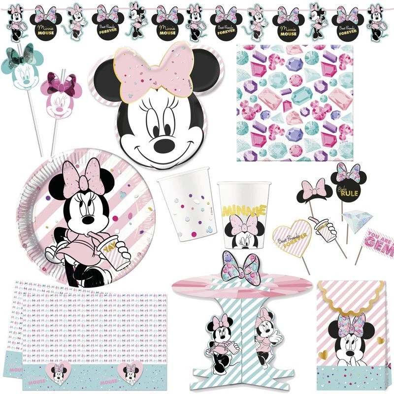 Set Di Decorazioni Per La Festa Di Compleanno Di Minnie Mouse Disney - Immagine 1 di 1