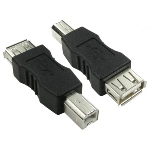 USB 2.0 Type B Male to Type A Female Adapter - Picture 1 of 3