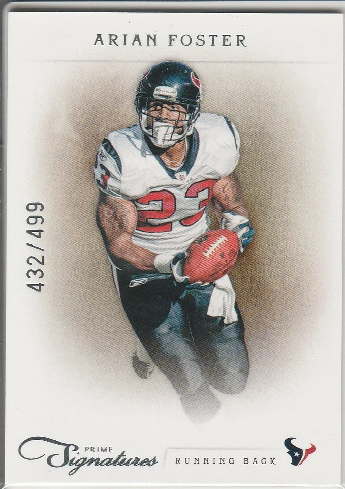 Arian Foster 2012 Prime Signatures 432/499 - Image 1 of 1