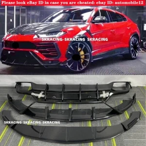 Kits de carrocería difusor de parachoques delantero de fibra de carbono real + trasero para Lamborghini Urus - Imagen 1 de 19