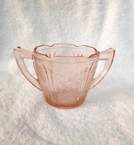 Azúcar rosa vintage "Cherry Blossom" de Jeannette Glass PRECIO REDUCIDO - Imagen 1 de 4