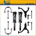 For 2005-2010 Jeep Commander Grand Cherokee Front Struts Control Arms Tie Rods Jeep Commander