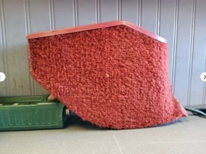 1977-1992 Cadillac Fleetwood Deville Kick Panel Waste Pocket 20011114 OEM RED - Picture 1 of 4