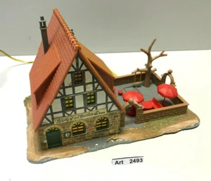 Posada Vau-Pe 8163 H0 con cervecería al aire libre, con iluminación, 1:87, muy rara y RARA - Imagen 1 de 10