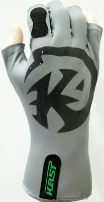 Guantes de sol Kast Extreme Fishing Gear Inferno talla mediana color gris nuevos con etiquetas en OP Foto 1 de 4