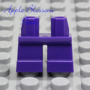 NEW Lego Minifig Dark PURPLE SHORT LEGS - Boy Girl Child Jeans Pants Small Lower - Picture 1 of 3