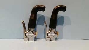 Gas Station Radiator Water Faucet Bib Rubber Nozzle Brass 1/4 Inch NPT 2 Pack - Picture 1 of 5