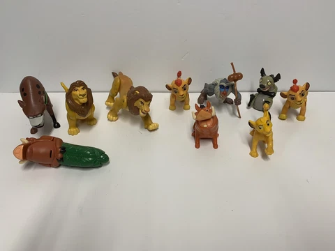 Vintage Disney Lion King Toy Lot of 10 Action Figures misc Cover