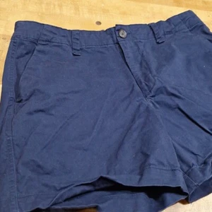GAP Navy City Shorts 5" Inseam Womens Size 6 Casual Cotton Blend Medium Rise - Imagen 1 de 8