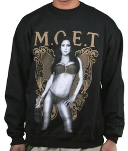T.I.T.S. Two in the Shirt M.O.E.T Money Over Ever Everything schwarzgold Sweatshirt L - Bild 1 von 2