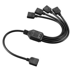 5V 3Pin Extension Cable Adapter RGB Splitter Cable for MSI ASRock LED - Afbeelding 1 van 4