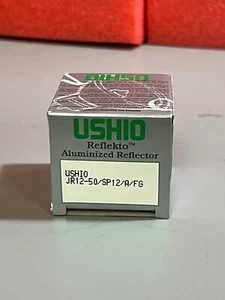 USHIO MR-16 Reflector Bulb JR12V-50W/SP12/A/FG 2-PIN 12° BEAM 2" DIA 3000K - Picture 1 of 7