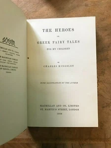 Charles Kingsley The Heroes Full Calf Leather Binding - Picture 1 of 2