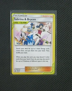 Sabrina & Brycen SM246 Black Star Promo Pokemon TCG Card NM - Picture 1 of 1