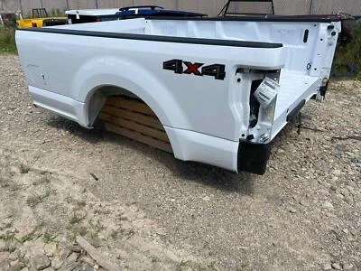 2020 FORD F350 8 FOOT TRUCK BED BOX WHITE - Image 1 of 4