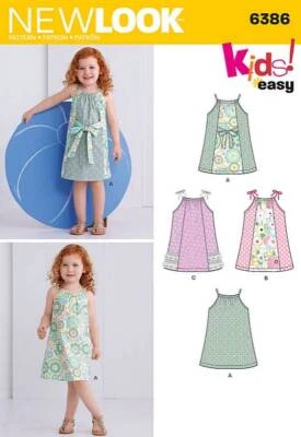 wird aussortiert: englisches Schnittmuster NewLook 6386 Mädchenkleid A 0,5-4 (Kl - Bild 1 von 3