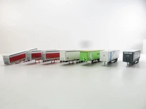 (WQ181)  H0  7er-Set LKW Auflieger für Taschenwagen, 1:87, ohne VP - Bild 1 von 9