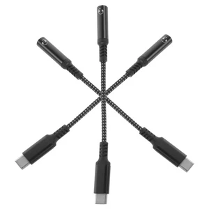 Conector de enchufe convertidor de 3 piezas adaptador de auriculares tipo C - Imagen 1 de 12