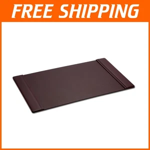 Coussin de bureau en cuir de luxe - Protecteur de surface exécutif marron chocolat, 22" x 14" - Photo 1/2